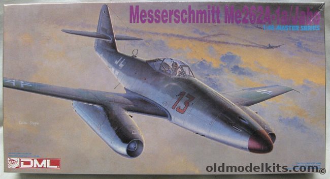 DML 1/48 Messerschmitt Me-262 A-1a/Jabo - Master Series Issue (Me262A1a), 5507 plastic model kit